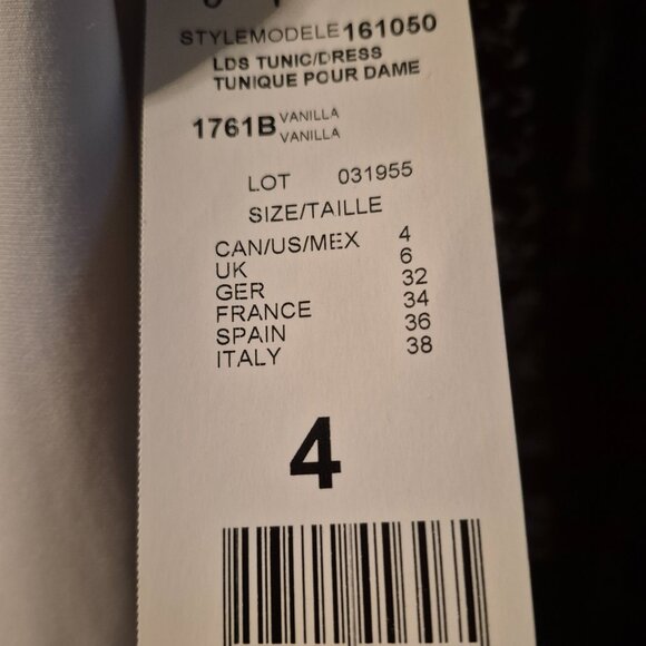 White Sheath Tunic Dress by Joseph Ribkoff - Brand New - Picture 2 of 5